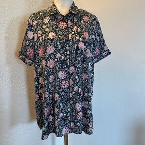 LOFT Floral Women’s Pajama Top Size M